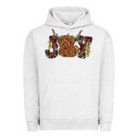 Pigment Lunar Rock joy highland cow Urban Hoodie - RanaPortraitStore