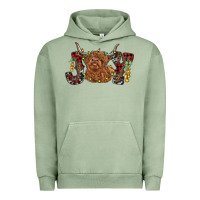Pigment Oil Green joy highland cow Urban Hoodie - RanaPortraitStore