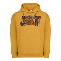 Pigment Peanut Butter joy highland cow Urban Hoodie - RanaPortraitStore