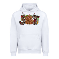 White joy highland cow Urban Hoodie - RanaPortraitStore