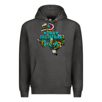Charcoal Heather merry christmas texas Premium Hoodie - RanaPortraitStore