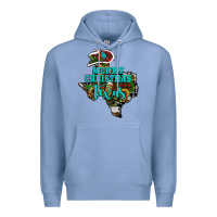 Colony Blue merry christmas texas Premium Hoodie - RanaPortraitStore