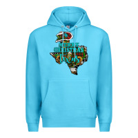 Ocean Blue merry christmas texas Premium Hoodie - RanaPortraitStore