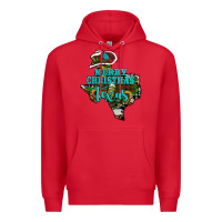 Red merry christmas texas Premium Hoodie - RanaPortraitStore