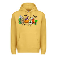 Antique Gold halloween spooky Premium Hoodie - Zillion Design Studio