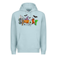 Blue Mist halloween spooky Premium Hoodie - Zillion Design Studio