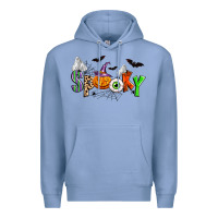 Colony Blue halloween spooky Premium Hoodie - Zillion Design Studio
