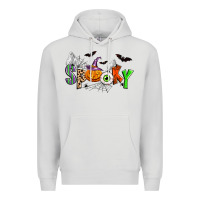 Dove Grey halloween spooky Premium Hoodie - Zillion Design Studio