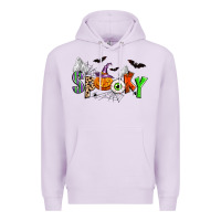 Lilac halloween spooky Premium Hoodie - Zillion Design Studio