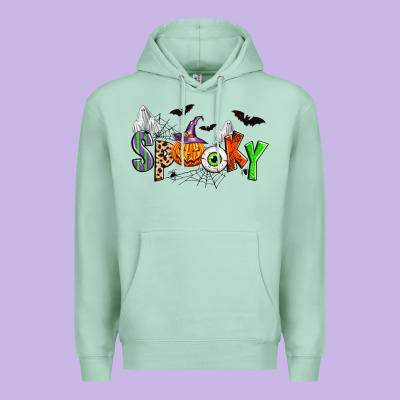Halloween Spooky Premium Hoodie Designed By Zillion Design Studio