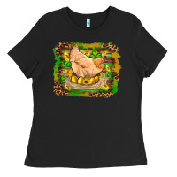 Black st patricks day farm chicken gold eggs leopard serape glitter Ladies Tee - Artiststas