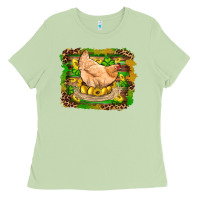 Matcha st patricks day farm chicken gold eggs leopard serape glitter Ladies Tee - Artiststas