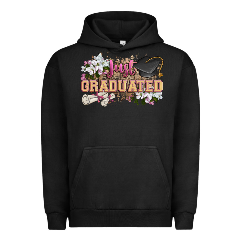 Just Graduated Urban Hoodie by Zillion Design Studio | Teevron