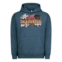 Pigment Midnight Navy just graduated Urban Hoodie - Zillion Design Studio