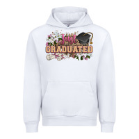 White just graduated Urban Hoodie - Zillion Design Studio