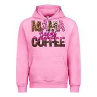Fuchsia Pink mama needs coffee tbw Urban Hoodie - texasbilliewilder