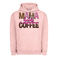 Pigment Salmon mama needs coffee tbw Urban Hoodie - texasbilliewilder