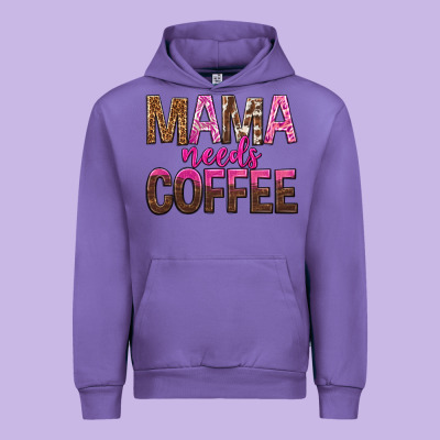 Mama Needs Coffee Tbw Urban Hoodie Designed By Texasbilliewilder
