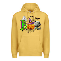 Antique Gold boo halloween Premium Hoodie - Zillion Design Studio