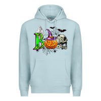 Blue Mist boo halloween Premium Hoodie - Zillion Design Studio
