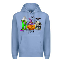 Colony Blue boo halloween Premium Hoodie - Zillion Design Studio