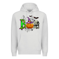 Dove Grey boo halloween Premium Hoodie - Zillion Design Studio