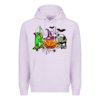 Lilac boo halloween Premium Hoodie - Zillion Design Studio