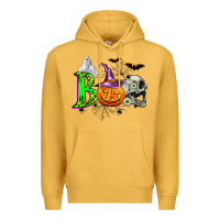 Mustard boo halloween Premium Hoodie - Zillion Design Studio