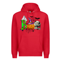 Red boo halloween Premium Hoodie - Zillion Design Studio