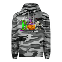 Slate Camo boo halloween Premium Hoodie - Zillion Design Studio