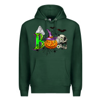 Sports Green boo halloween Premium Hoodie - Zillion Design Studio