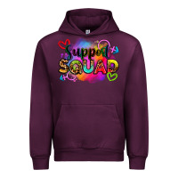 Mauve Wine support squad Urban Hoodie - Zillion Design Studio