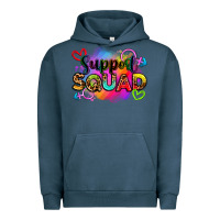 Pigment Midnight Navy support squad Urban Hoodie - Zillion Design Studio