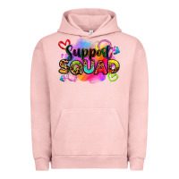 Pigment Salmon support squad Urban Hoodie - Zillion Design Studio