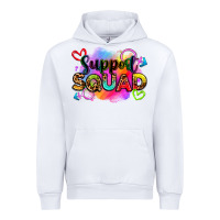White support squad Urban Hoodie - Zillion Design Studio