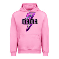 Fuchsia Pink mama neon leopard lightning bolt Urban Hoodie - texasbilliewilder