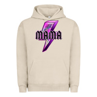 Pigment French Oak mama neon leopard lightning bolt Urban Hoodie - texasbilliewilder