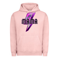Pigment Salmon mama neon leopard lightning bolt Urban Hoodie - texasbilliewilder