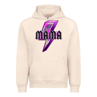 Sandshell mama neon leopard lightning bolt Urban Hoodie - texasbilliewilder