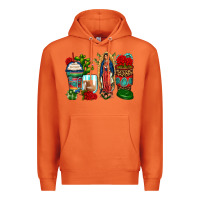 Carrot lady of guadalupe coffee cups Premium Hoodie - Zillion Design Studio