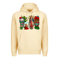 Pina Colada lady of guadalupe coffee cups Premium Hoodie - Zillion Design Studio