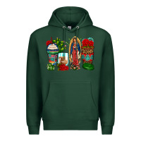 Sports Green lady of guadalupe coffee cups Premium Hoodie - Zillion Design Studio