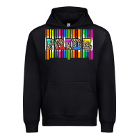 Black pride barcode Urban Hoodie - Zillion Design Studio