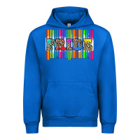 Cobalt pride barcode Urban Hoodie - Zillion Design Studio