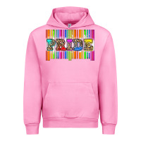 Fuchsia Pink pride barcode Urban Hoodie - Zillion Design Studio