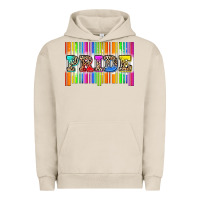 Pigment French Oak pride barcode Urban Hoodie - Zillion Design Studio