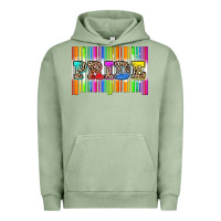 Pigment Oil Green pride barcode Urban Hoodie - Zillion Design Studio