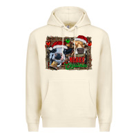 Sandshell merry christmas heifers Premium Hoodie - RanaPortraitStore