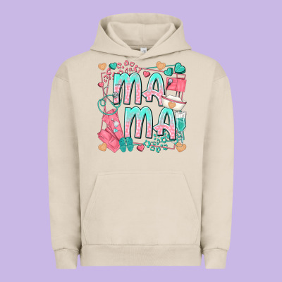 Mama Nurse Urban Hoodie Designed By Texasbilliewilder