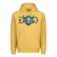 Antique Gold western dad with gemstone and skull Premium Hoodie - RanaPortraitStore